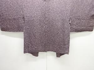 アンティーク　錦紗独楽模様羽織